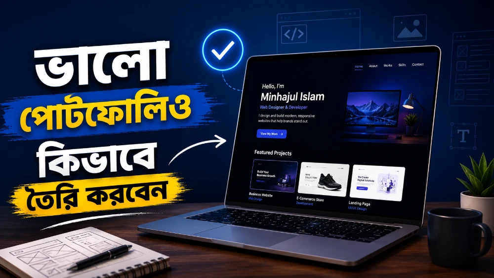 ভালো পোর্টফোলিও কিভাবে তৈরি করবেন (Step by Step Guide)